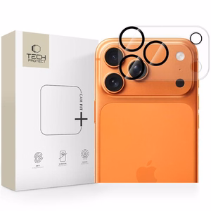 Tech-Protect Cam Fit+ Camera Cover jaoks iPhone 17 Pro - Clear
