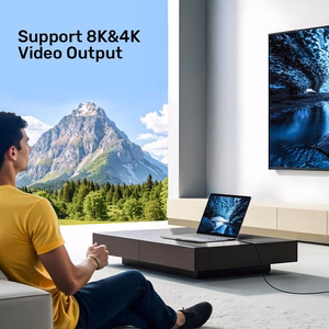 UNITEK USB-C 4.0 PD 100W 40 GBPS 8K 2M kaabel