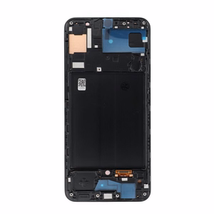 REWA OLED LCD-ekraan raamiga SAMSUNG A50 jaoks, must