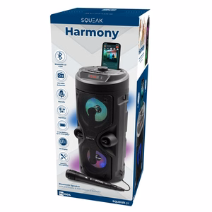 SQUEAK karaoke kõlar HARMONY BT 5.0 SQ1004
