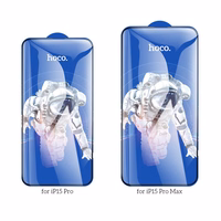HOCO Karastatud klaas HD 5D Guardian shield (SET 10in1) - jaoks iPhone 15 Pro Max must (G14)