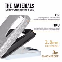 Perfectionists Triangle Mag Ümbris iPhone 16 hõbedane