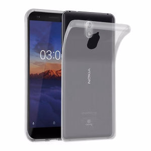 Crong Crystal Slim ümbris seadmele Nokia 3.1, läbipaistev