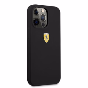Ferrari FESSIHMP13LBK iPhone 13 Pro / 13 6.1" чёрный/чёрный жёсткий чехол Silicone MagSafe