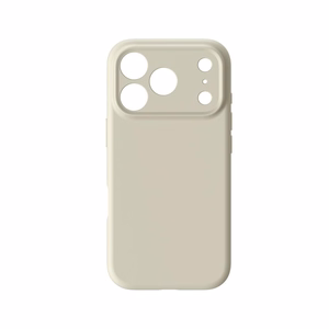 Case for iPhone 17 Pro / 18 Pro (low camera edge) Forcell F-Protect Rubber Premium compatible with MagSafe antique white