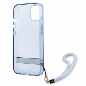 Guess GUHCP13MHTSGSB iPhone 13 6.1 "sinine / sinine hardcase Translucent Stap