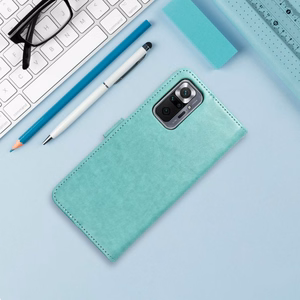 MEZZO Book ümbris jaoks XIAOMI Redmi Note 10 Pro mandala roheline