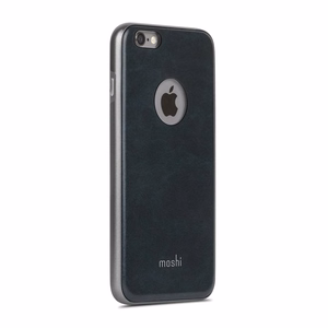 Moshi iGlaze Napa vegannahast tagaküljega hübriidümbris seadmele iPhone 6s Plus / 6 Plus, Midnight Blue värvitoonis