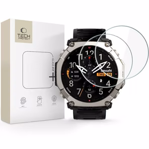 Tech-Protect Glass Fit+ 2-Pack Tempered Glass for Amazfit T-Rex Ultra 2