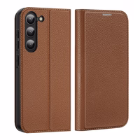 Dux Ducis Skin X2 ümbris Samsung Galaxy S23+ flip ümbris wallet stand brown