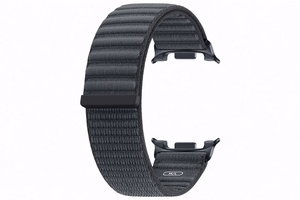 Samsung SVL33LK Fabric Band (M/L) kangast rihm Galaxy Watch9 ja Galaxy Watch8 kelladele, must
