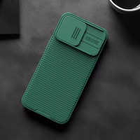 Nillkin CamShield Pro Magnetic Ümbris jaoks iPhone 15 Pro Max with Camera Protector - roheline