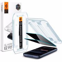 Spigen Glas.tR EZ Fit Privacy Karastatud klaas jaoks iPhone 16 Pro / 17 / 17 Pro - 2 pcs.