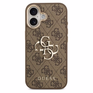 GUESS ümbris jaoks IPHONE 17 GUHCP17S4GMGCBR (PU W/ Big 4G Classic Logo) kuldne brown