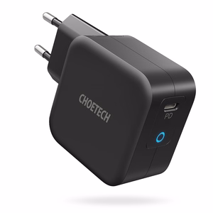 Choetech GaN USB Type C wall Laadija 61W Power Delivery must (Q6006)