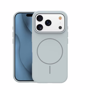 Силиконовый чехол Thin Mag для iPhone 17 Pro Max 6,9″ / iPhone 18 Pro Max 6,9″, серебристый