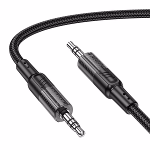 AUX kaabel Jack 3,5 mm Jack 3,5 mm Hoco 1,2 m UPA27 must