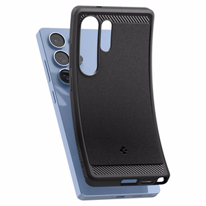 Spigen Rugged Armor Mag Ümbris jaoks Samsung Galaxy S25 Ultra - must