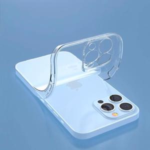 Ultra Clear 1mm Ümbris jaoks Iphone 15 Pro läbipaistev