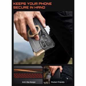Supcase UB Grip Mag MagSafe Чехол для Samsung Galaxy S26 Ultra чёрно-коричневый