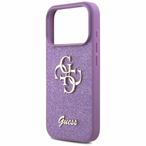 Guess Fixed Glitter Big 4G ümbris jaoks iPhone 17 Pro - lilla