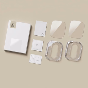 Tech-Protect Easy Set+ Karastatud klaas 2-pack jaoks Apple Watch Ultra 1/2 49mm - Clear