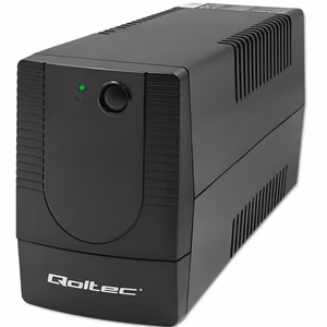 Qoltec 53773 katkematu toiteallikas (UPS) Line-Interactive 0,85 kVA 480 W 1 vahelduvvoolu väljund(id)