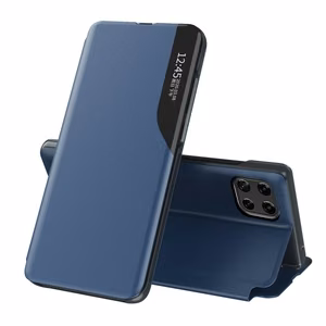 Eco Leather View Case элегантный чехол-книжка с подставкой для Samsung Galaxy A22 4G синий