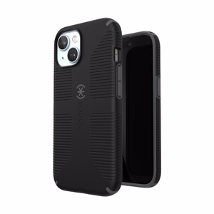 Speck Candyshell Grip MagSafe - iPhone 17e / 16e / 15 / 14 / 13 ümbris (must / Slate hall)