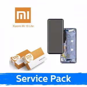 LCD Ekraan Ühildub Xiaomi Mi 10 Lite 5G Koos Frame / Cosmic Hall / (Service Pack)
