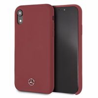 Mercedes Silicone Line iPhone Xr ümbris - punane