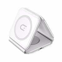 Juhtmevaba laadija Dudao "A11N 3in1" valge 15W (iPhone / Apple Watch / Airpods)