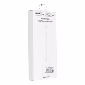 Adapter OTG USB A (female) to Lightning (male) valge