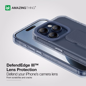 Amazing Thing Titan Pro Hoidja Ümbris 10FT IP156.7PTHBU jaoks Iphone 15 Pro Max tumesinine with alus