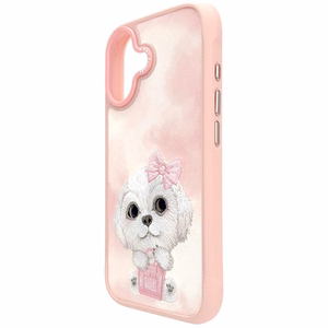 NIMMY ümbris BIG EYED PET 2.0 Dog jaoks IPHONE 17 roosa