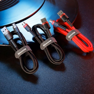 Baseus Cafule Micro USB kaabel 2A, 3 m, must/punane