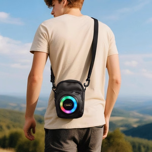 Bluetooth kõlar 8W 3h õlakoti kujuline 1,5L Hoco HC41 must