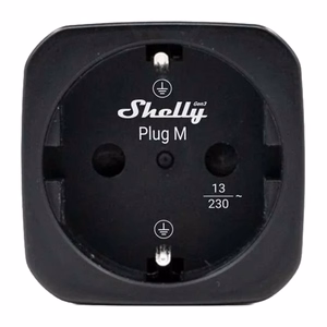 Shelly Plug M Gen3 – Wi-Fi nutipistik energiatarbe mõõtmisega, must (FG3800238073619)