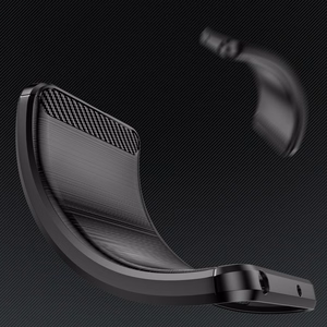 Carbon Ümbris ümbris jaoks Realme 10 Pro flexible silicone carbon cover must