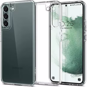 Spigen Ultra hübriidkott Samsung Galaxy S22 jaoks - läbipaistev
