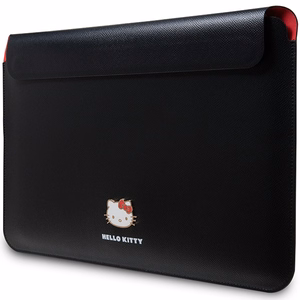 Hello Kitty PU Metal Logo ümbris jaoks a 14" laptop - must