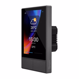 Умная WiFi панель управления SONOFF NSPanel (чёрный, 120mm)