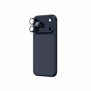 AmazingThing Lens стекло для iPhone 17 Pro / Pro Max с синей алюминиевой рамкой