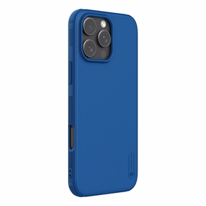Чехол Nillkin Super Frosted Shield Pro Magnetic iPhone 16 Pro (синий)