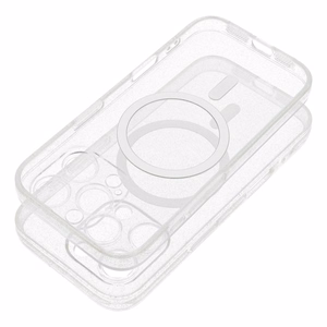 CLEAR MAG ÜMBRIS with camera protection compatible with MagSafe jaoks IPHONE 14 läbipaistev glitter