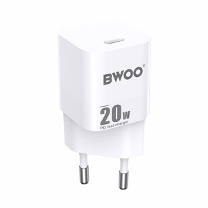 BWOO CDA155 PD seinalaadija 1x USB-C port 1A 20W valge