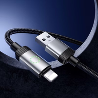 Kaabel USB A to Lightning Hoco 2,4A 1 m X117 must