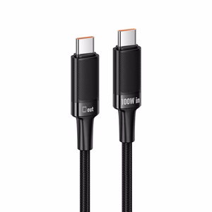 Hoco U153 Extreme USB-C–USB-C kaabel, PD, 5 A, 100 W, 1,2 m – must