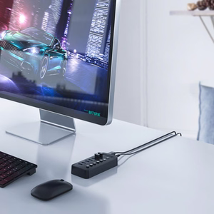 Orico CT2U3-13AB 13x USB-A 3.0 jaotur lülititega - must