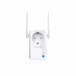 TP-LINK võimendi läbiva AC-pistikupesaga TL-WA860RE, 10/100 Mbit/s Ethernet LAN (RJ-45) portide arv 1, 802.11n 2.4GHz, Wi-Fi andmeedituskiirus (maks) 300 Mbit/s, lisapistikupesa